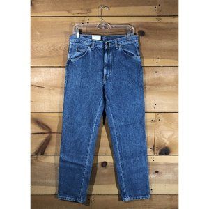 NWT Vintage Wrangler Regular Fit Jeans Mens Size 32x32 Denim Medium Wash Blue